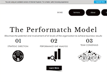 Tablet Screenshot of performatch.com